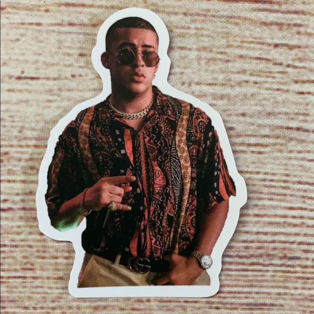 Bad bunny sticker matte finish brand new.